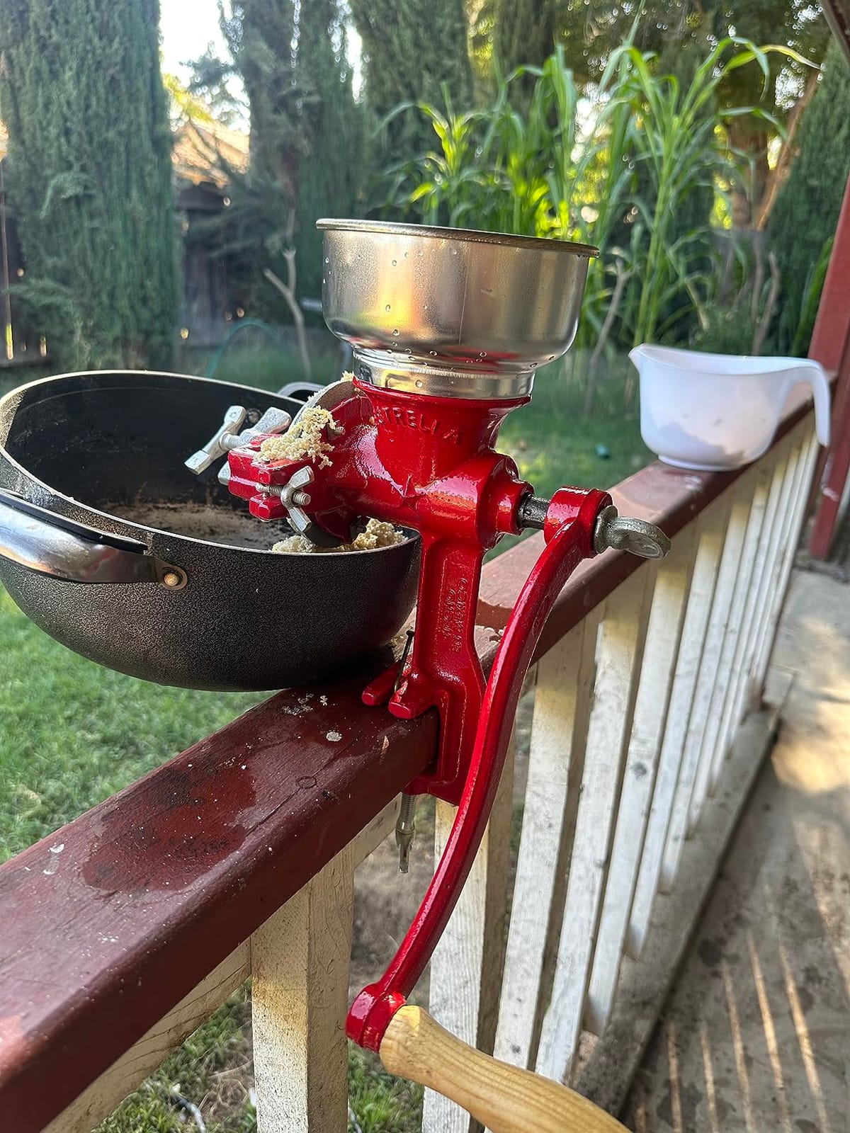 Cast Iron Manual Crank Corn Grain Grinder 14