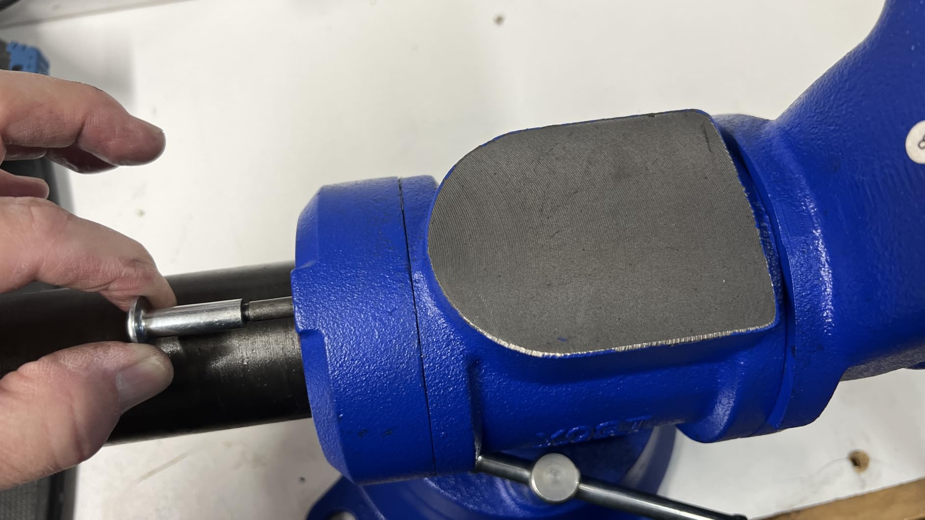 Yost Vises 750-DI Multi-Jaw Rotating Vise System | 2 in 1 Multipurpose Bench and Pipe Vise | Secure Grip with Swivel Base | Made with a Combination of Ductile Iron & Hardened Steel | Gray customer photo 1
