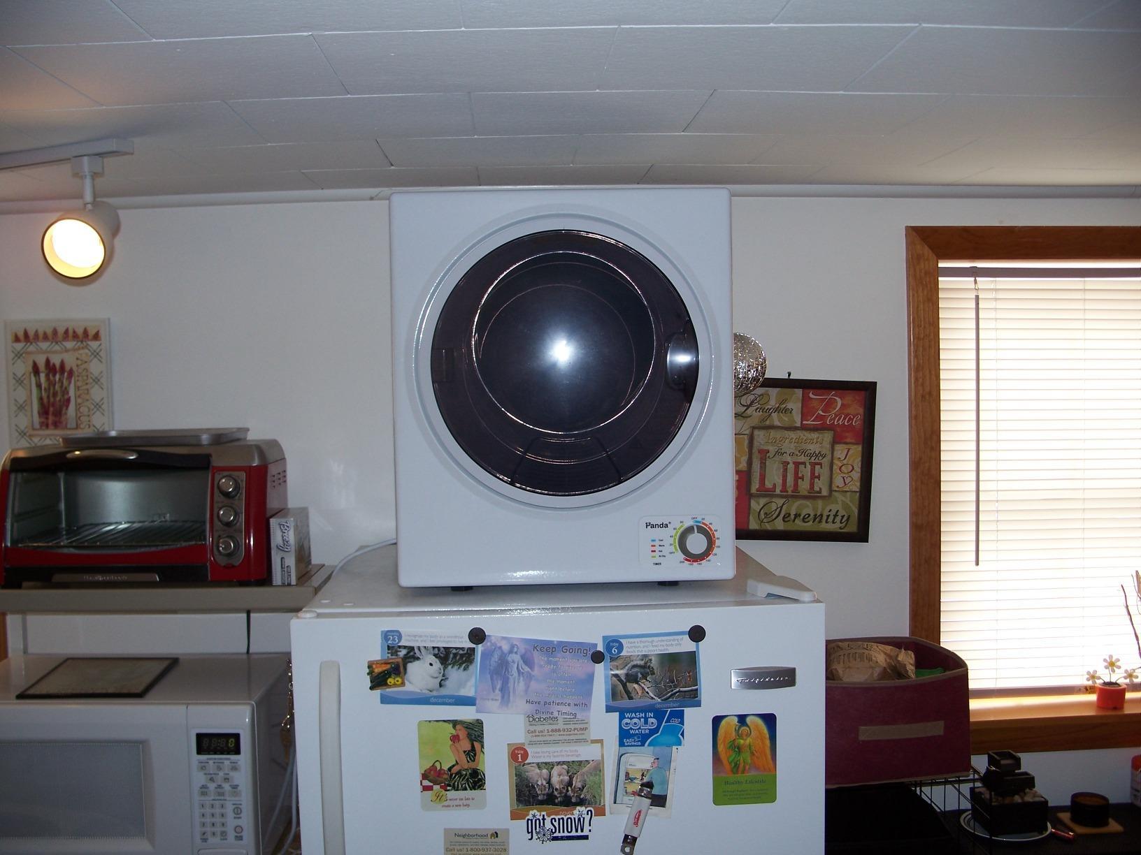 Panda Portable Clothes Dryer 1.5 Cu.Ft. Compact Dryer 850W 120V customer photo 2