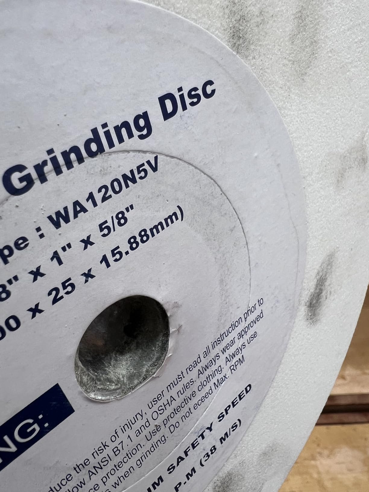 RIKON Professional Power Tools, 80-805, 8â€ Slow Speed Bench Grinder, Powerful Shop Table Tool, Perfect for Sharpening, With Anti-Vibration Rubber Feet customer photo 2