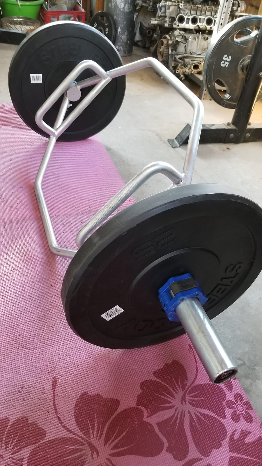 Steelbody Olympic Rubber Bumper Weight Plate - 10 lb. / 25 lb. / 35 lb. / 45 lb. Workout Weights customer photo 2