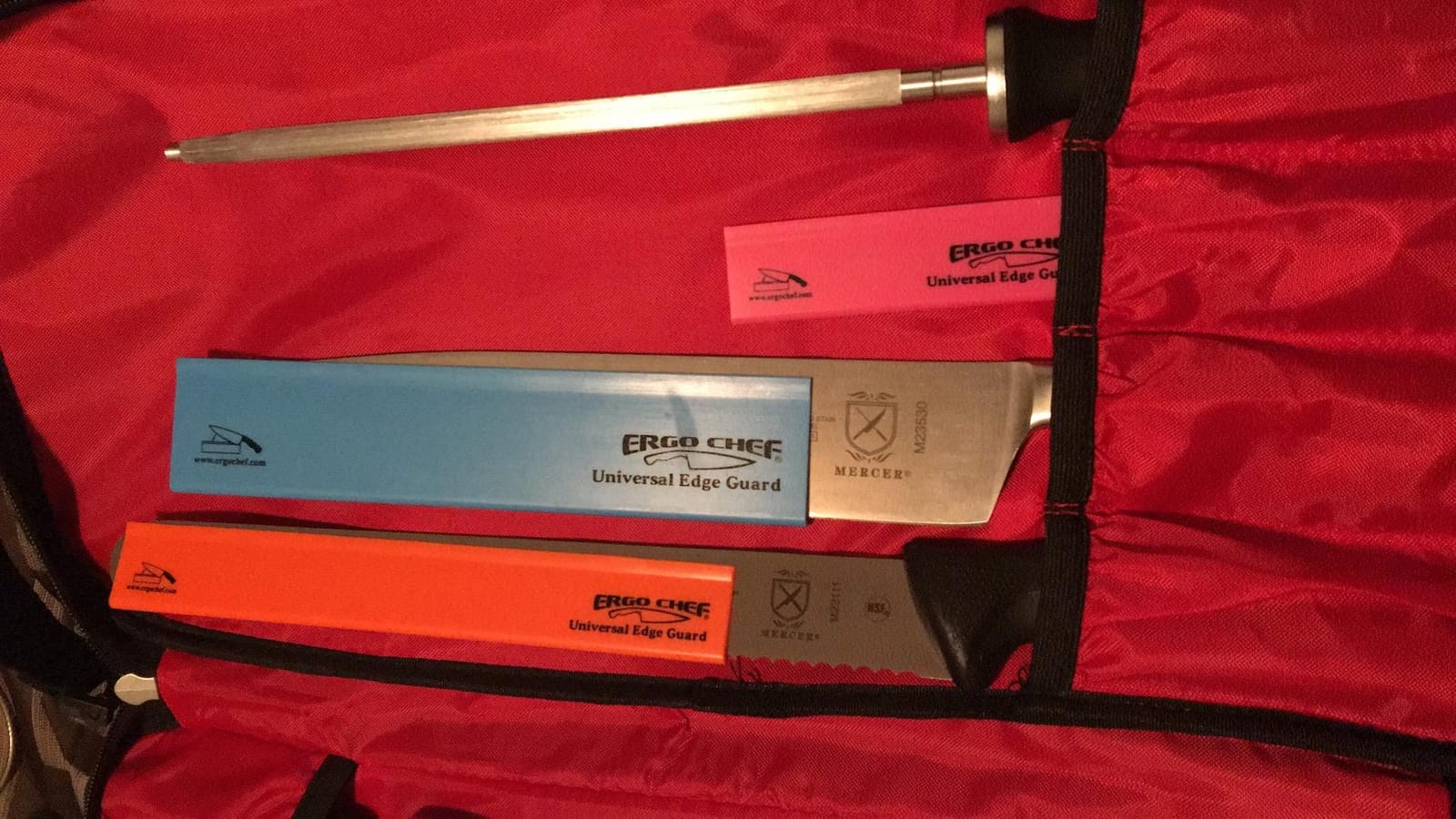 Ergo Chef Universal Knife Edge Guard Set, Multi-Sized, 5-Piece, Multicolor customer photo 1