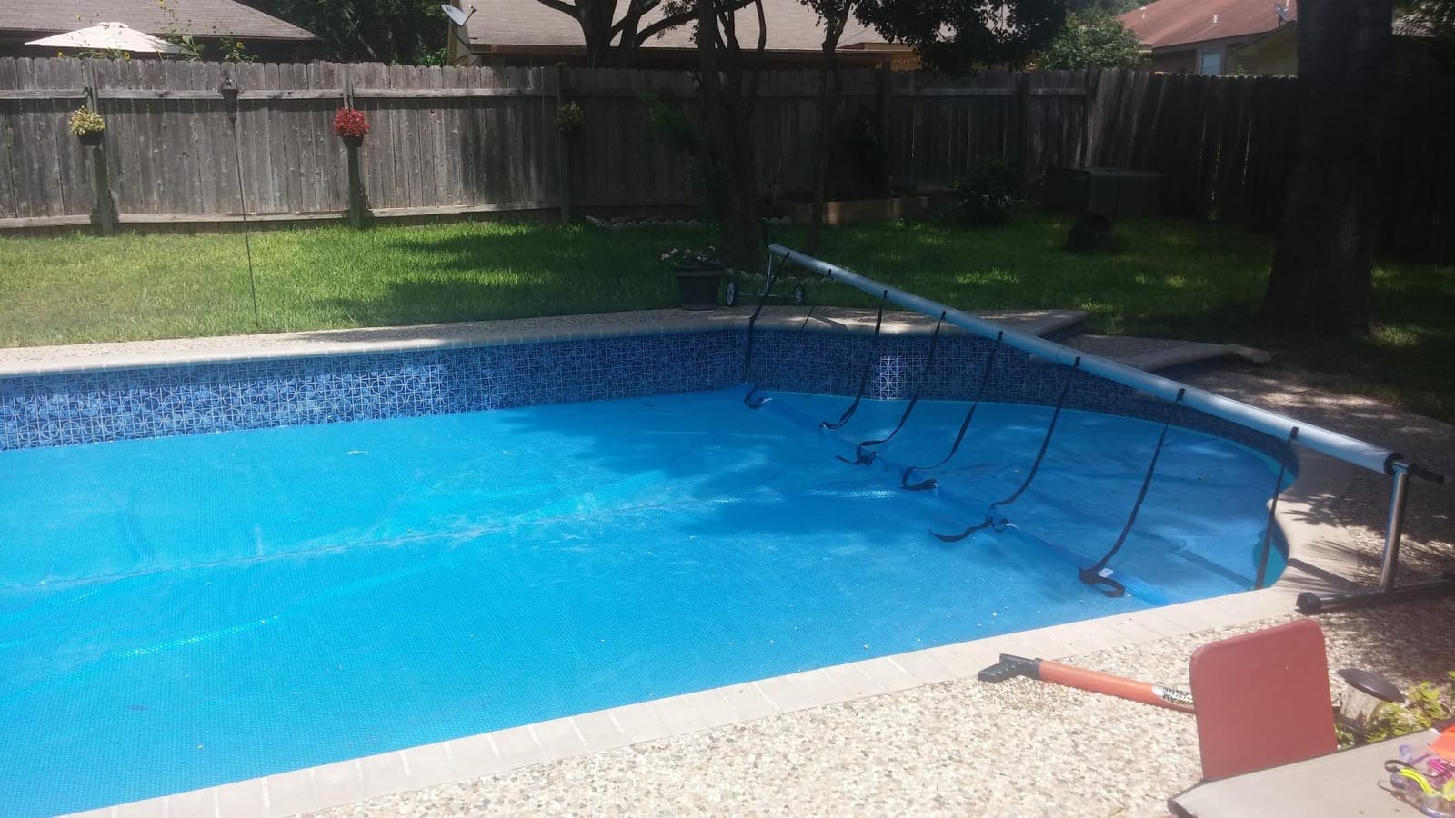 Sun2Solar 16-Foot Wide Stainless Steel Solar Cover Deluxe Reel System customer photo 2