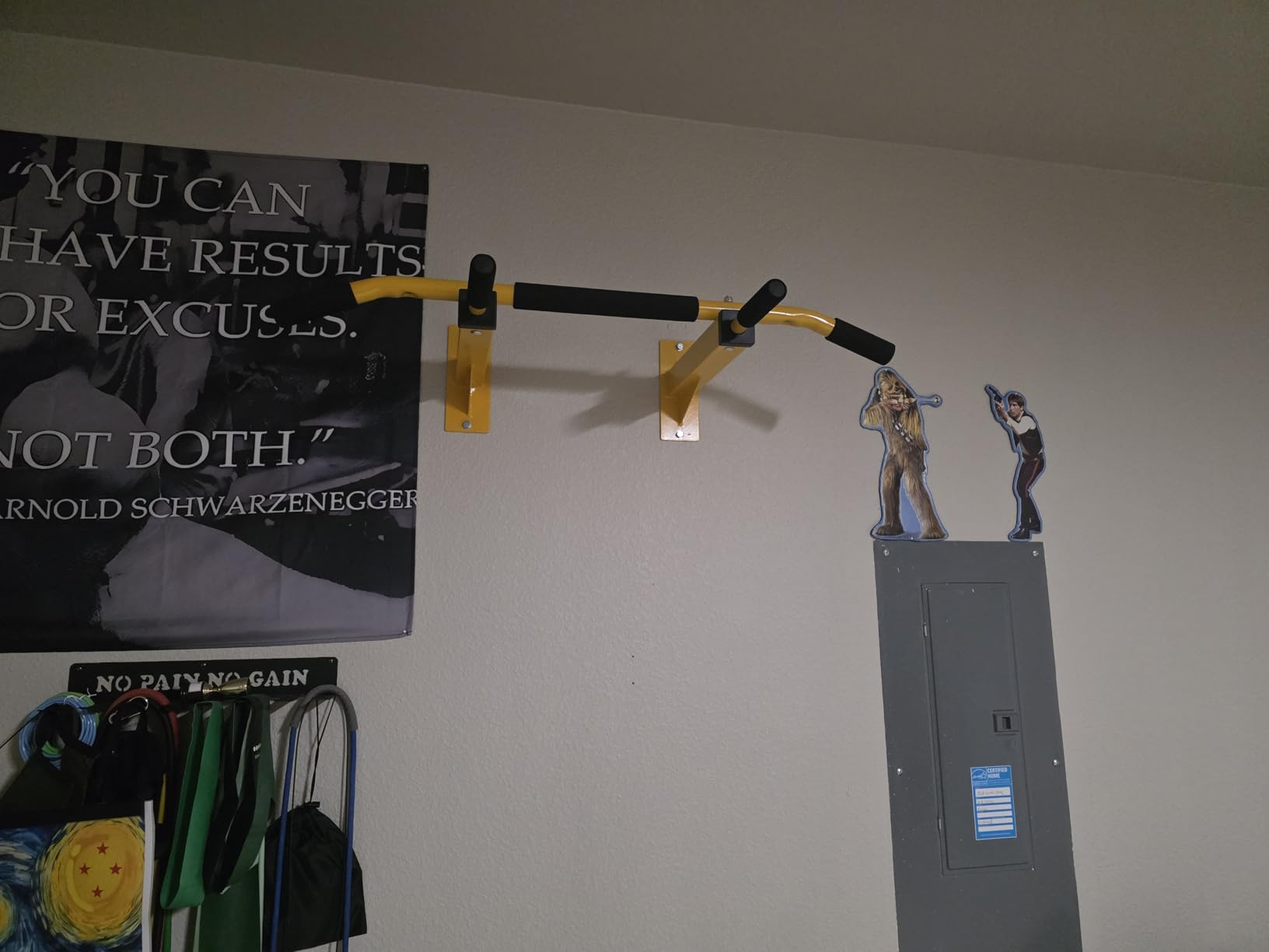 Yes4All Wall Mounted Pull Up Bar customer photo 2