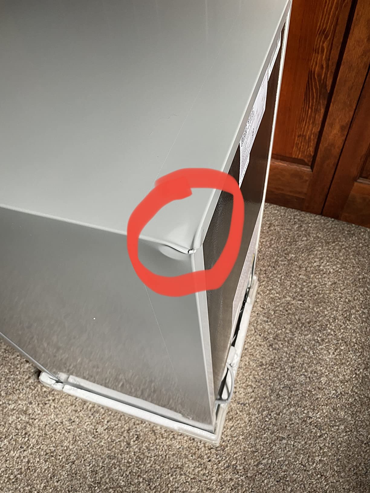 BLACK+DECKER 3.2 Cu. Ft. Compact Refrigerator, Energy Star, BCRK32W, White customer photo 2