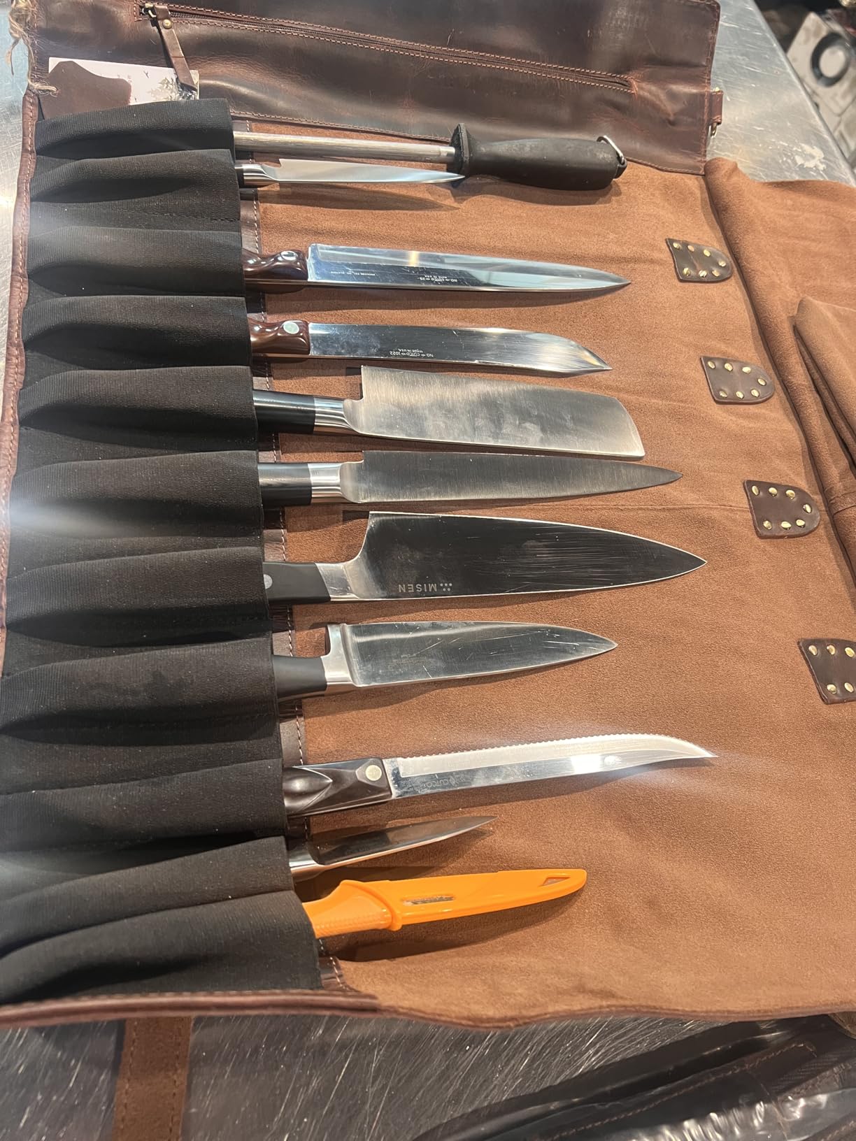 Rustic Town Genuine Leather Chef Knife Roll All Purpose Chef Roll customer photo 2