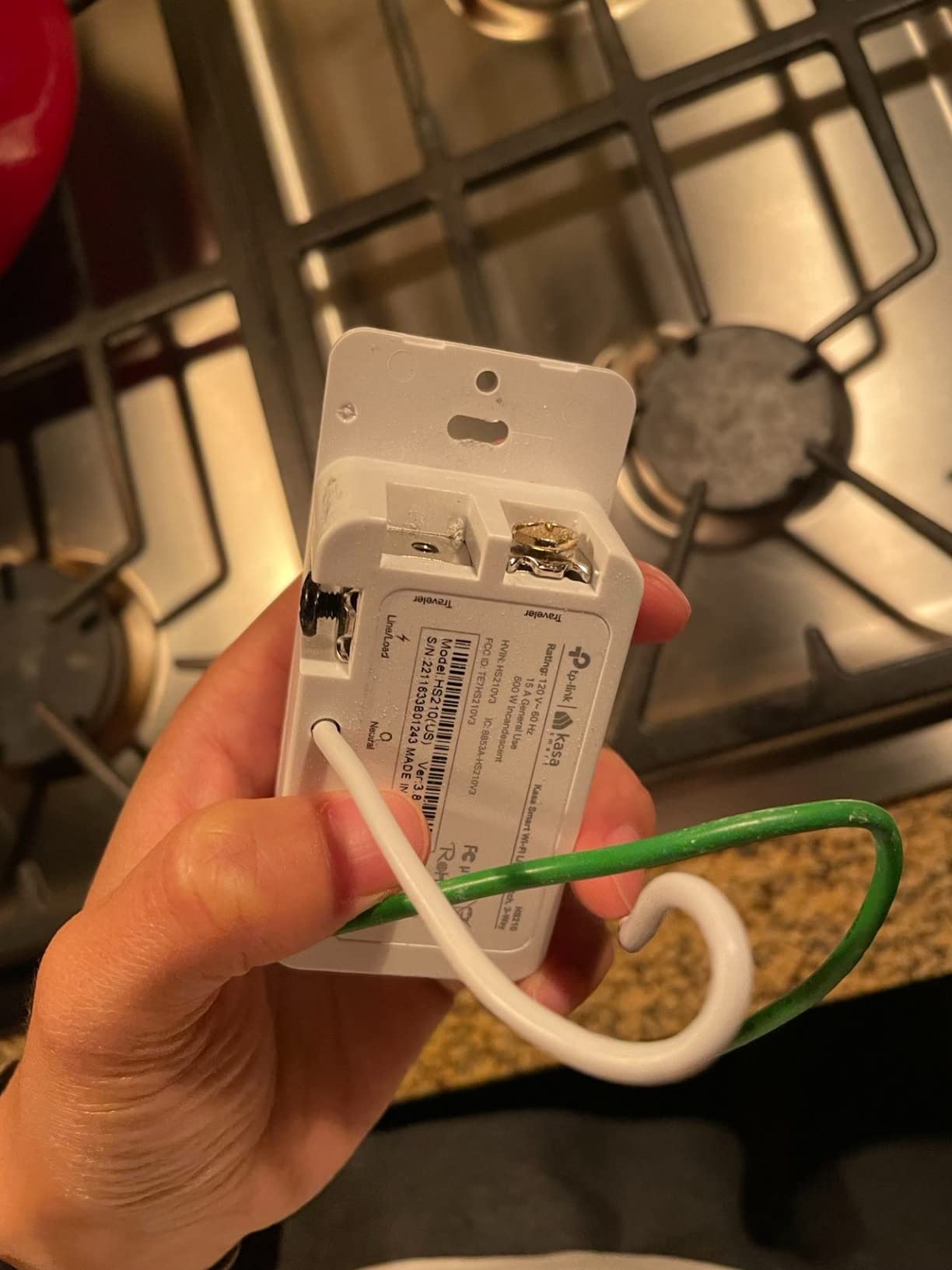 Kasa Smart 3 Way Switch, HS210 KIT, Need Neutral Wire customer photo 2
