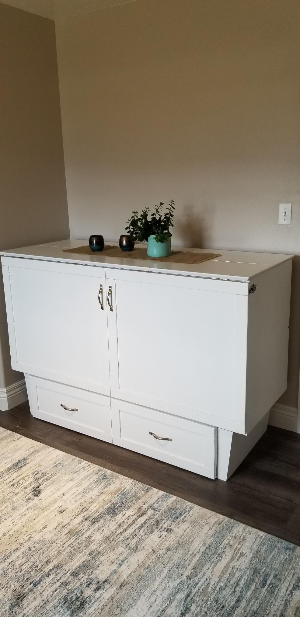AFI, Monroe Queen Murphy Bed Chest with 6