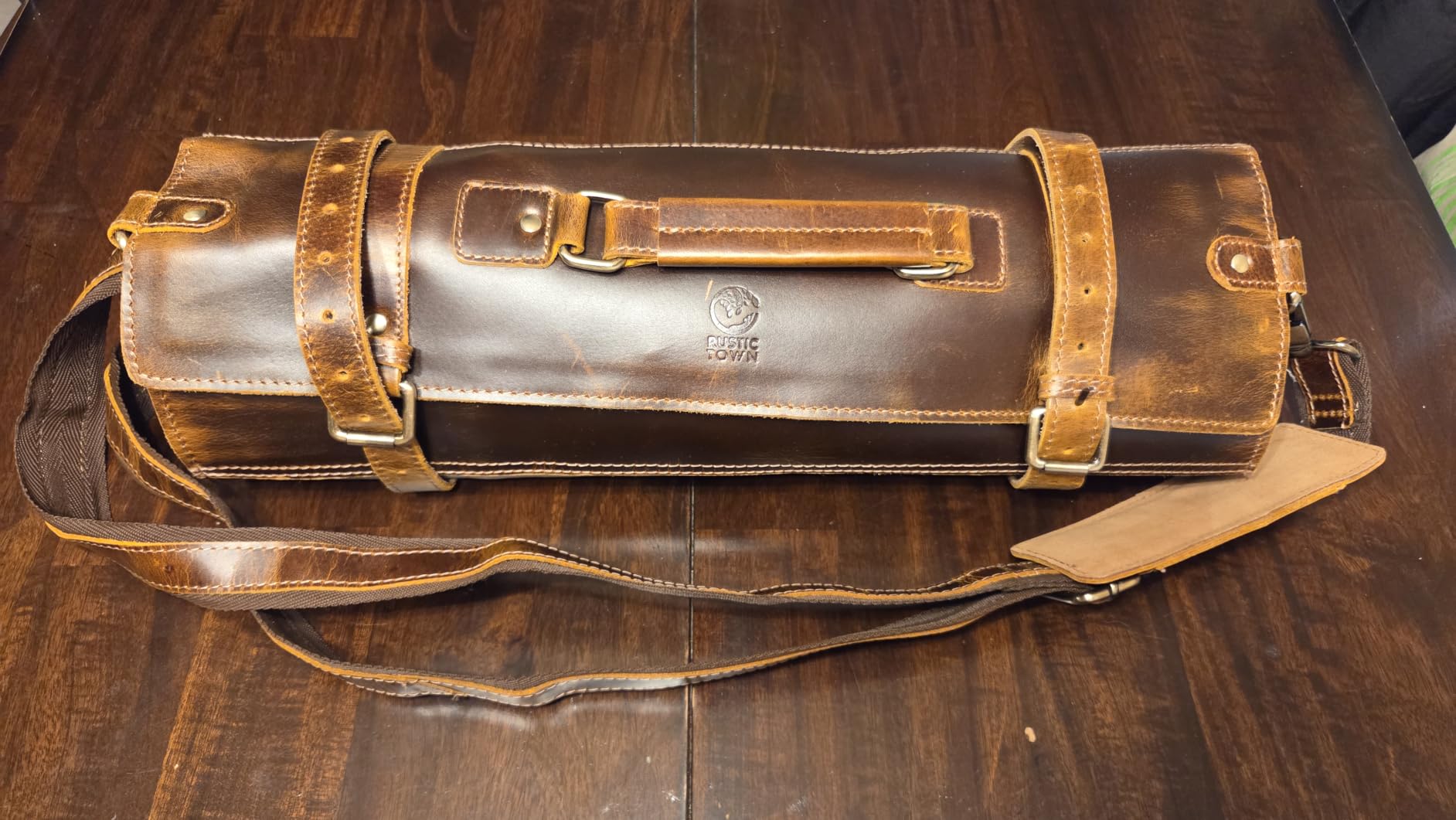 Rustic Town Genuine Leather Chef Knife Roll All Purpose Chef Roll customer photo 1