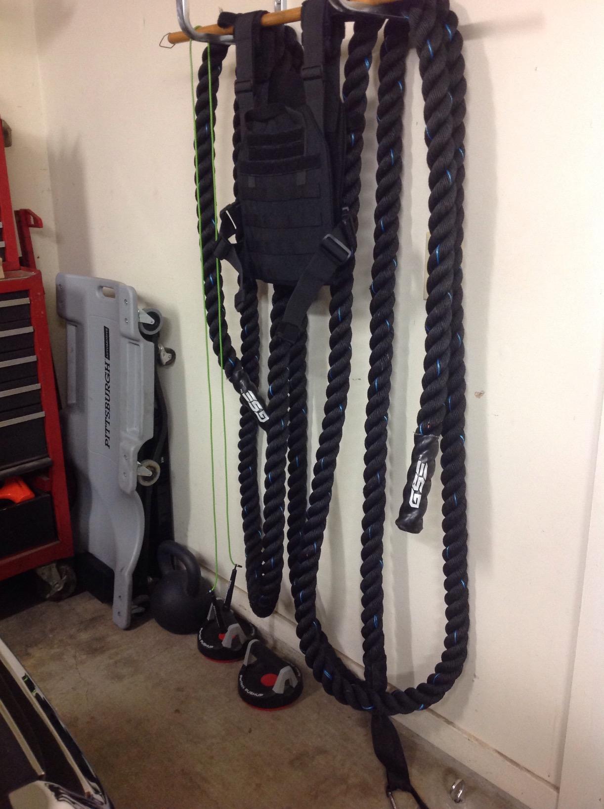 GSE Gym Battle Rope, Heavy-Duty Workout Ropes for Indoor & Outdoor Workout customer photo 1