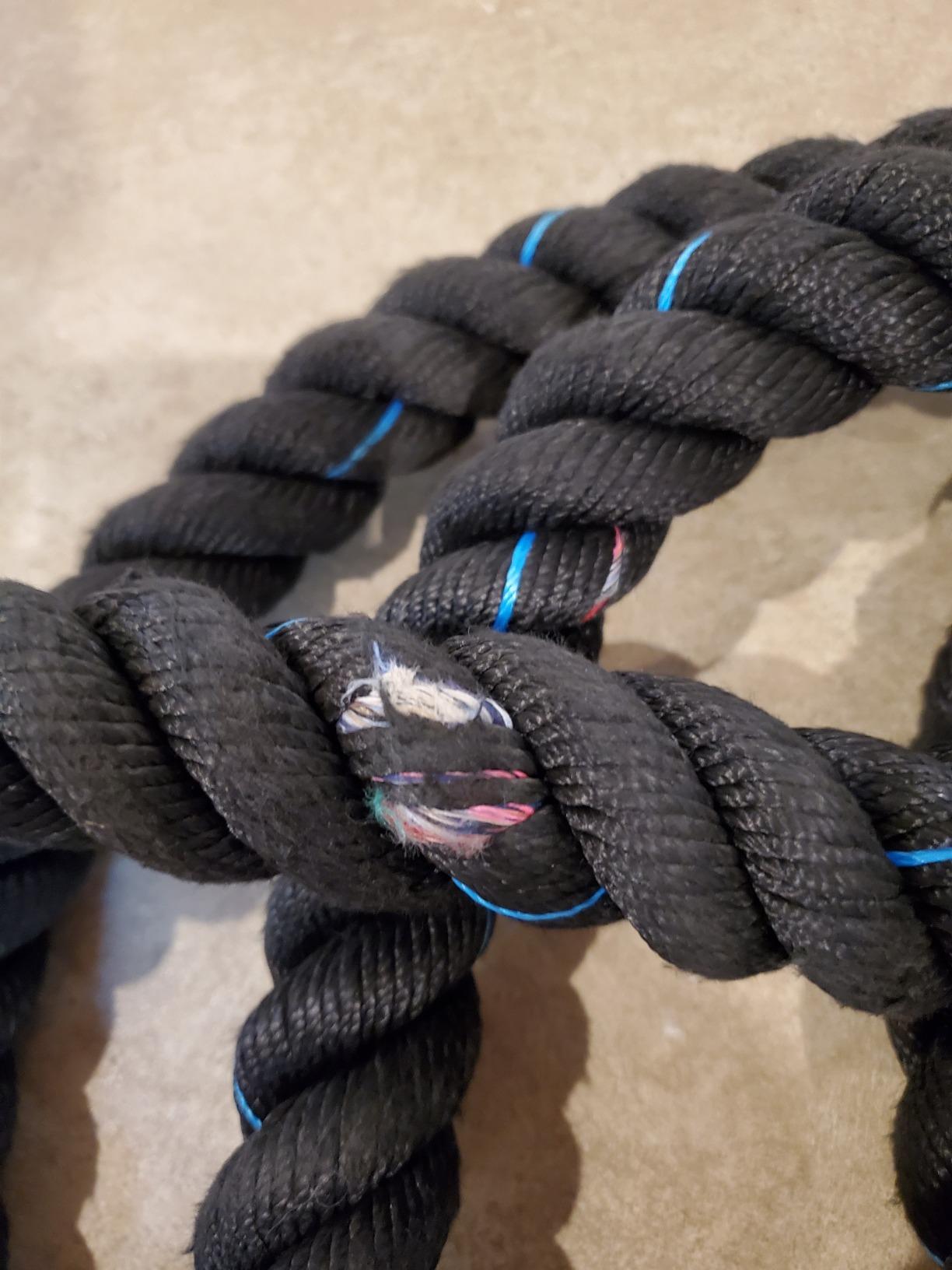 GSE Gym Battle Rope, Heavy-Duty Workout Ropes for Indoor & Outdoor Workout customer photo 2