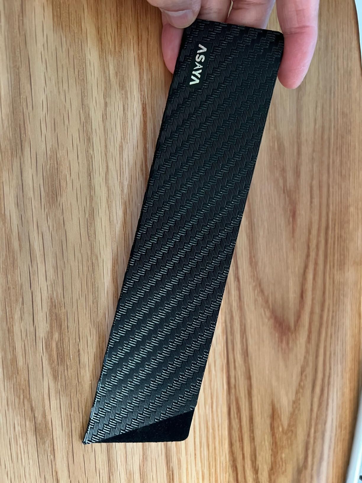 Asaya Professional Chef Knife Edge Guards – 6 Piece Knives Universal Covers - Extra Strength ABS Plastic and Food Safe Kitchen Knife Sheath Covers – Knives Not Included customer photo 1