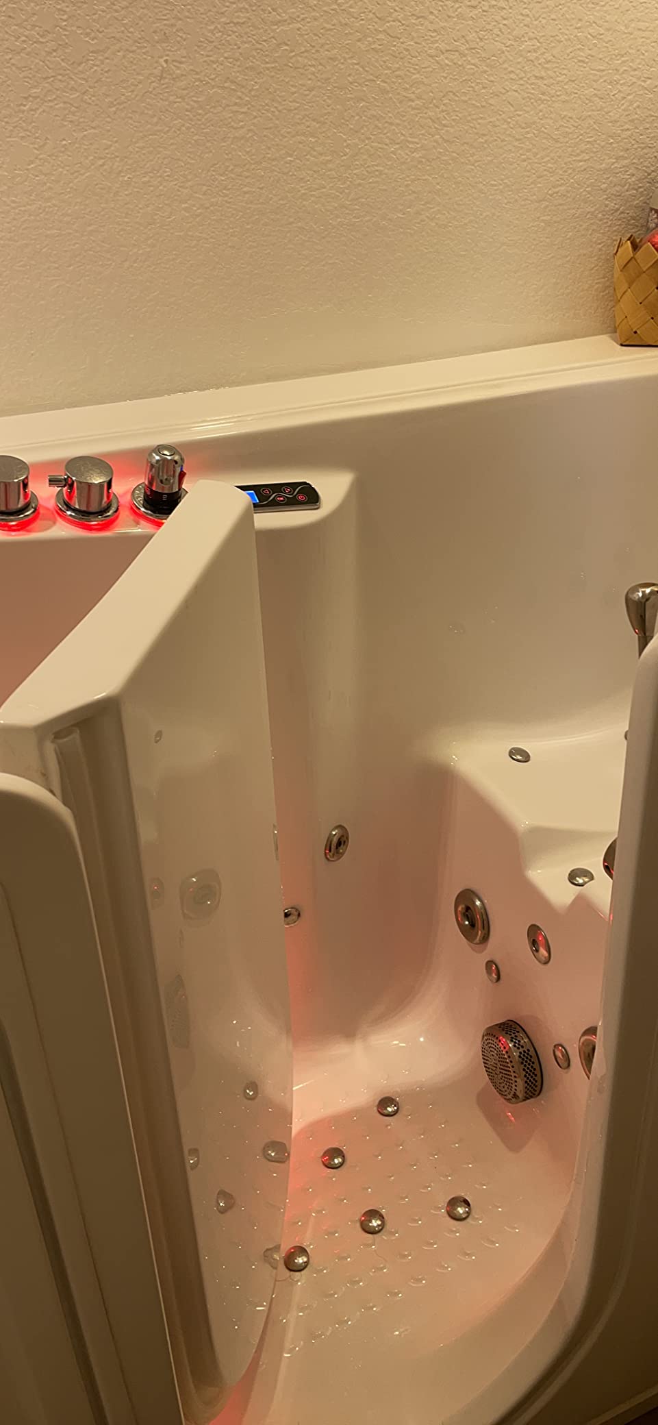 ANZZI Walk In Tub, 27 X 53 In, Left Drain, 12 Whirlpool & 18 Air Jets customer photo 2