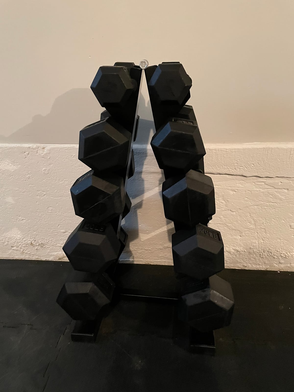 PAPABABE 150-600lb Dumbbell Set with Rack, Rubber Encased Home Gym customer photo 1