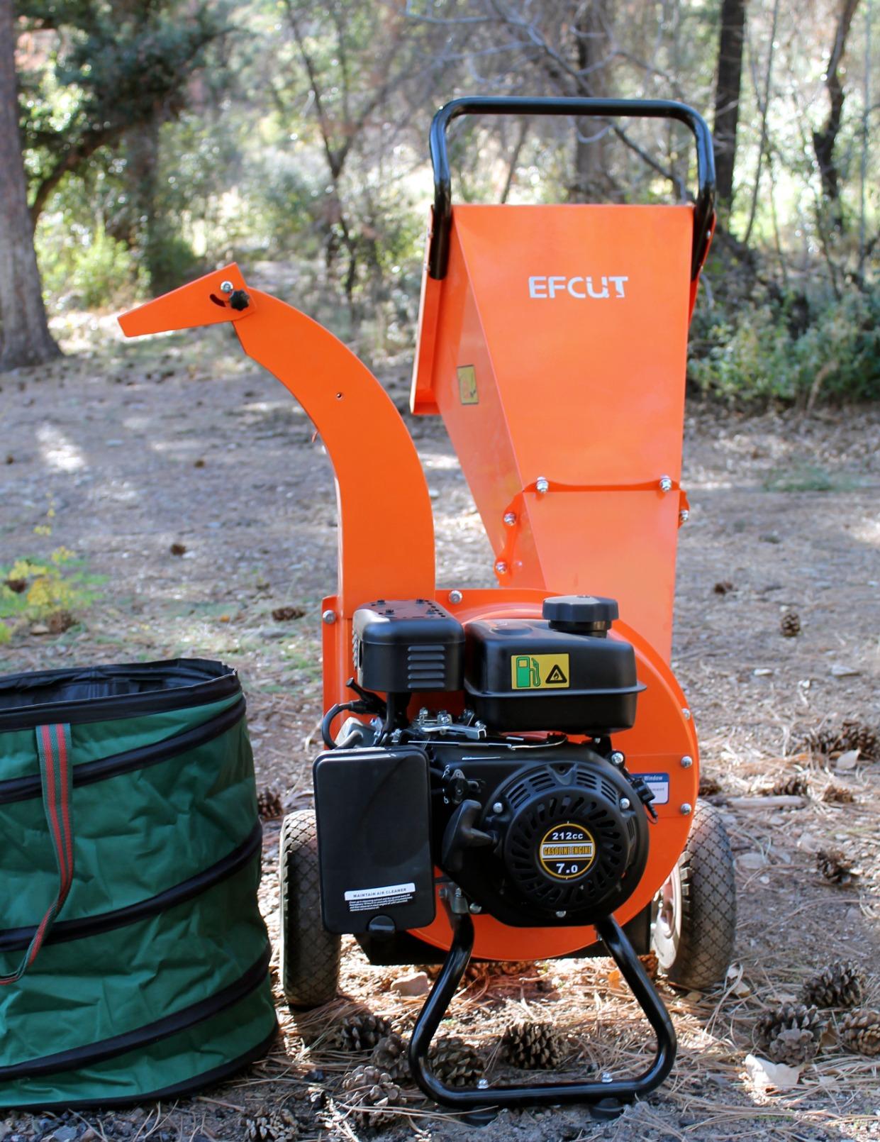 C30 Wood Chipper Shredder Mulcher 7 HP 212cc Heavy Duty Rotor Engine Gas Powered 3 inch Max Wood Diameter Capacity 20:1 Reduction Ratio customer photo 1