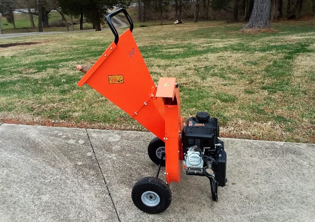 C30 Wood Chipper Shredder Mulcher 7 HP 212cc Heavy Duty Rotor Engine Gas Powered 3 inch Max Wood Diameter Capacity 20:1 Reduction Ratio customer photo 2