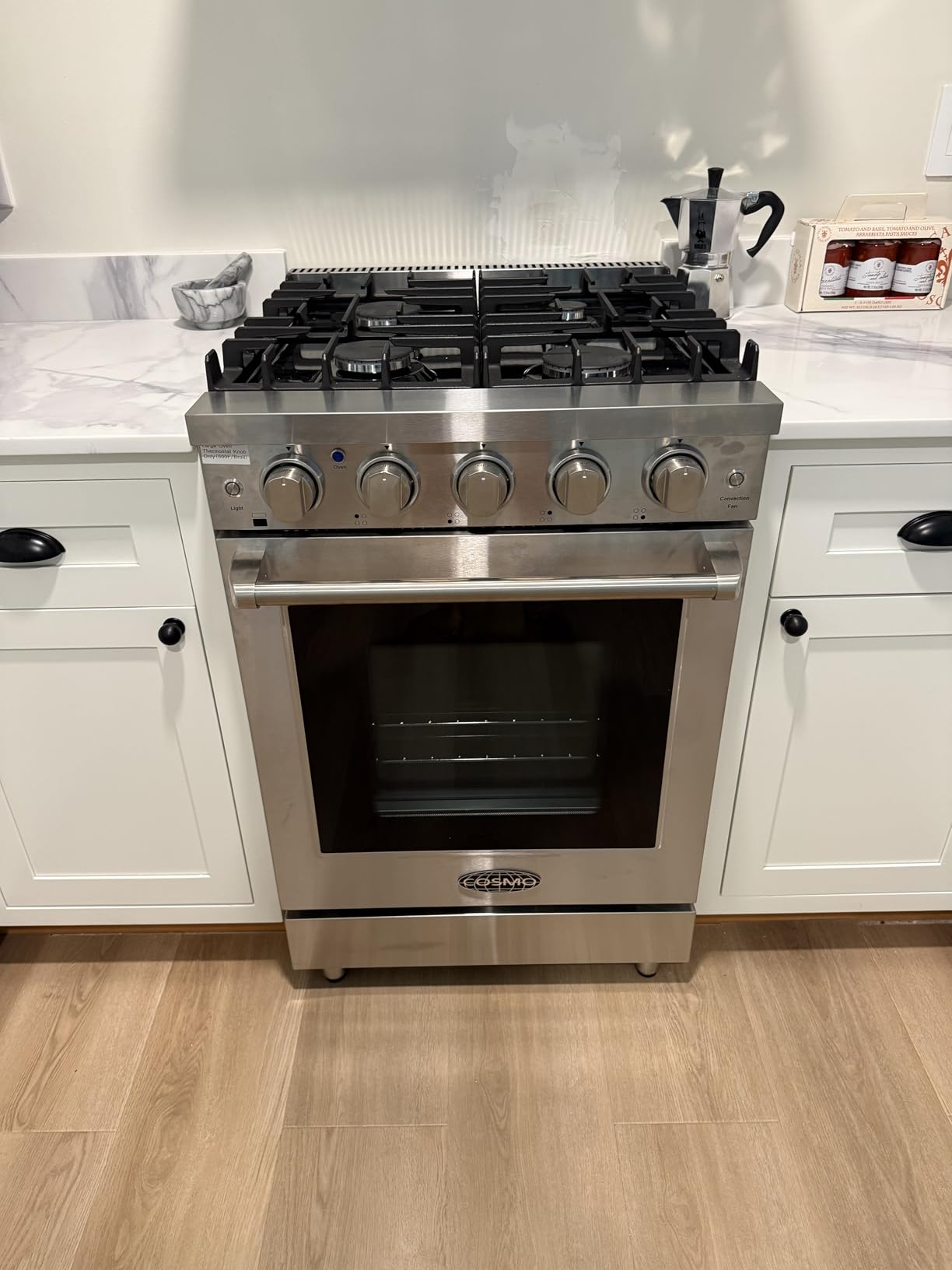 30 in. Haven Coll 4.8 cu ft 5 Burner Gas Range, Convection, Stainless Steel customer photo 2