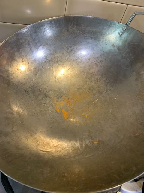 New Star Foodservice Carbon Steel Wok Set - 14