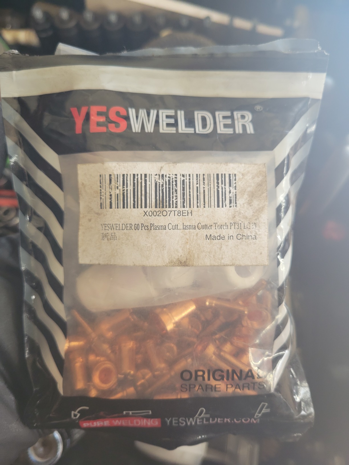 YESWELDER 60-Piece PT31 Plasma Consumables Kit for CUT-45/CUT-50 customer photo 2