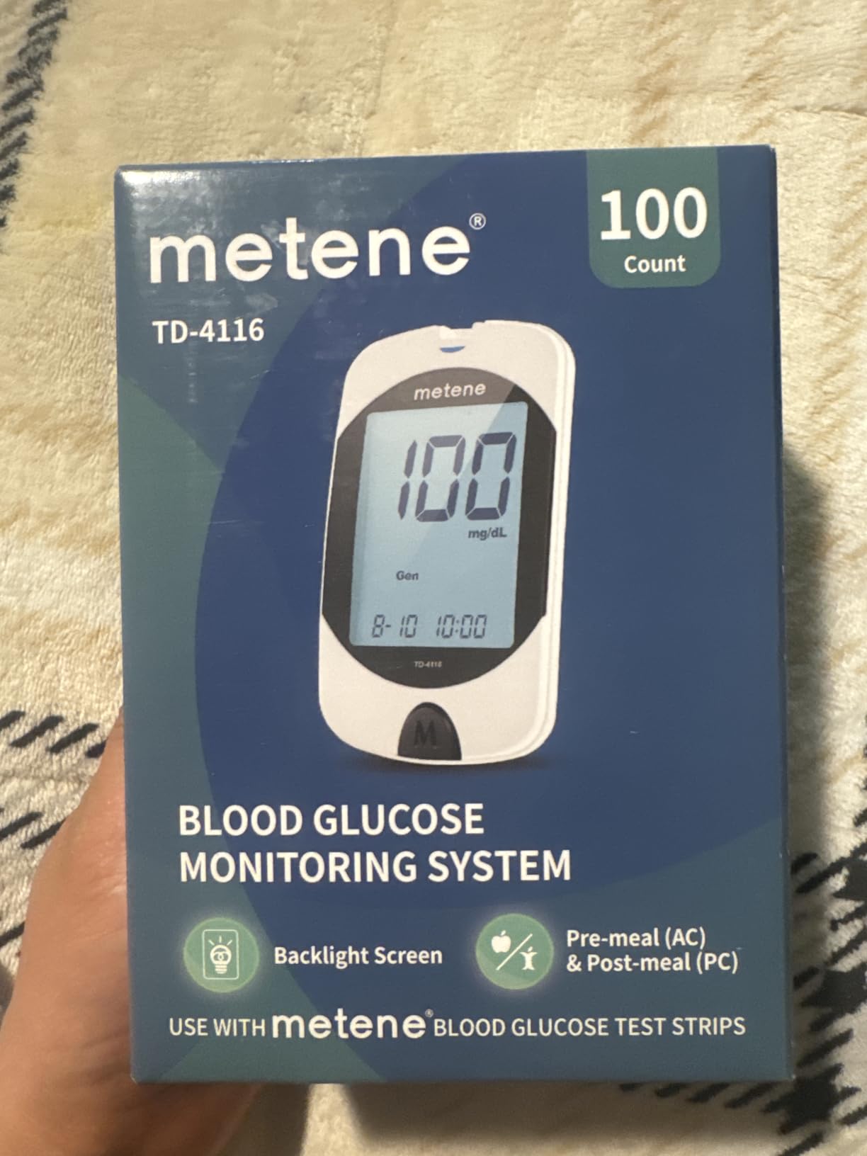 Metene TD-4116 Blood Glucose Monitor Kits, Blood Sugar Testing Kit, HSA/FSA customer photo 2