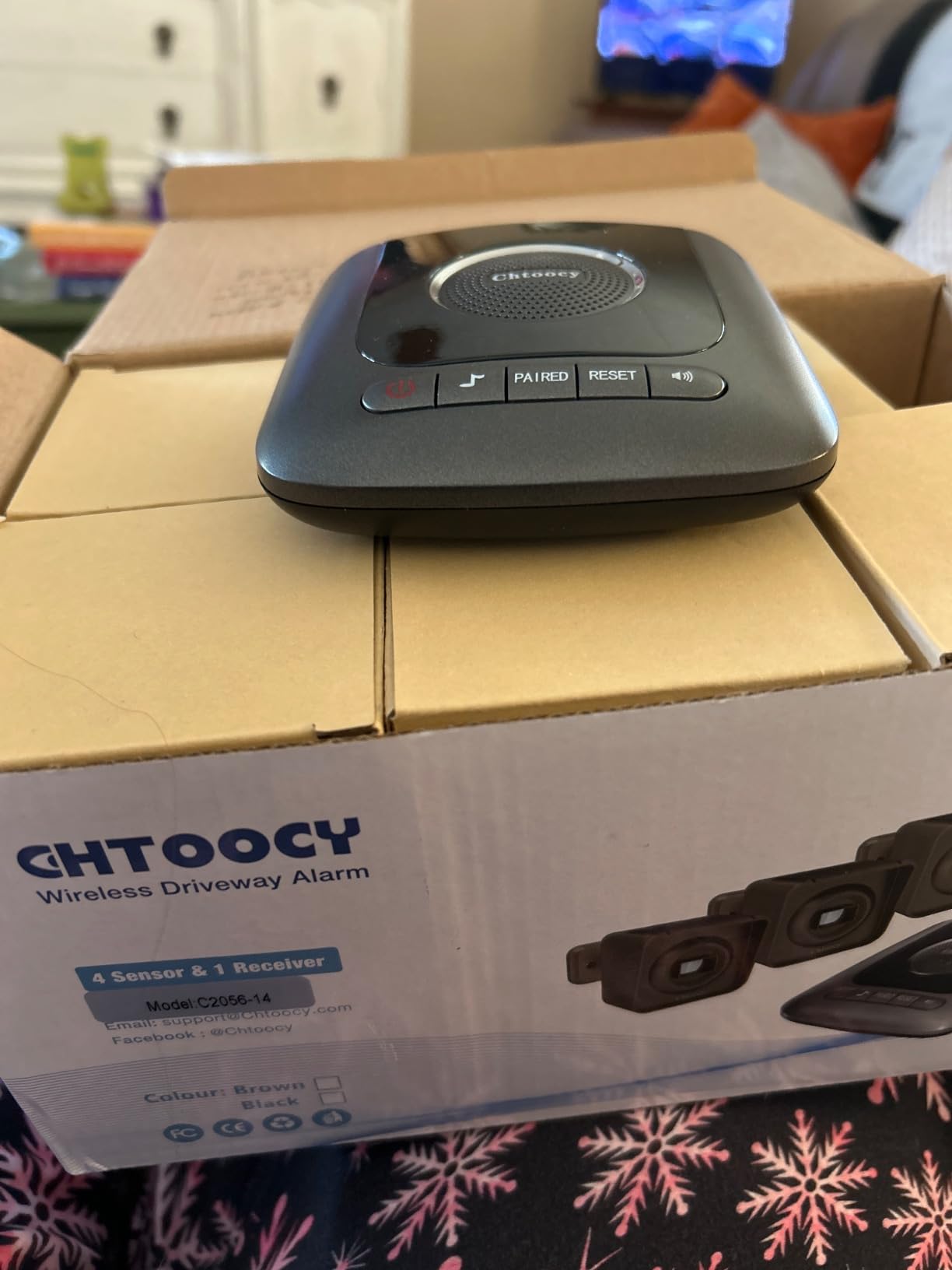 Wireless Driveway Alarm, 1/2 Long Mile for Outdoor Security customer photo 1