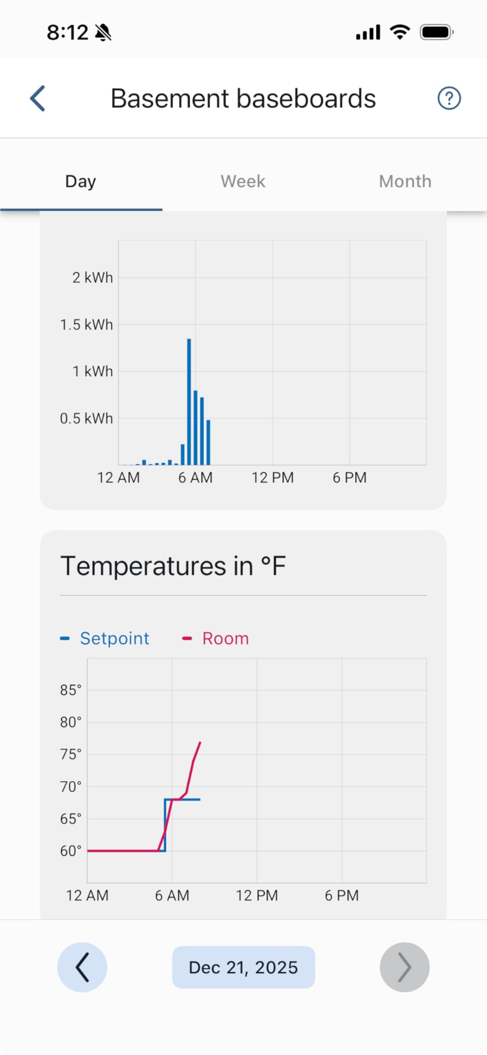 Mysa Smart Thermostat V2 for Electric Baseboard Heaters | Save Up to 26% on Heating Costs | Humidity Sensor + Premium Touchscreen | WiFi Programmable | Scheduling | HomeKit, Alexa, Google | 120V-240V customer photo 2