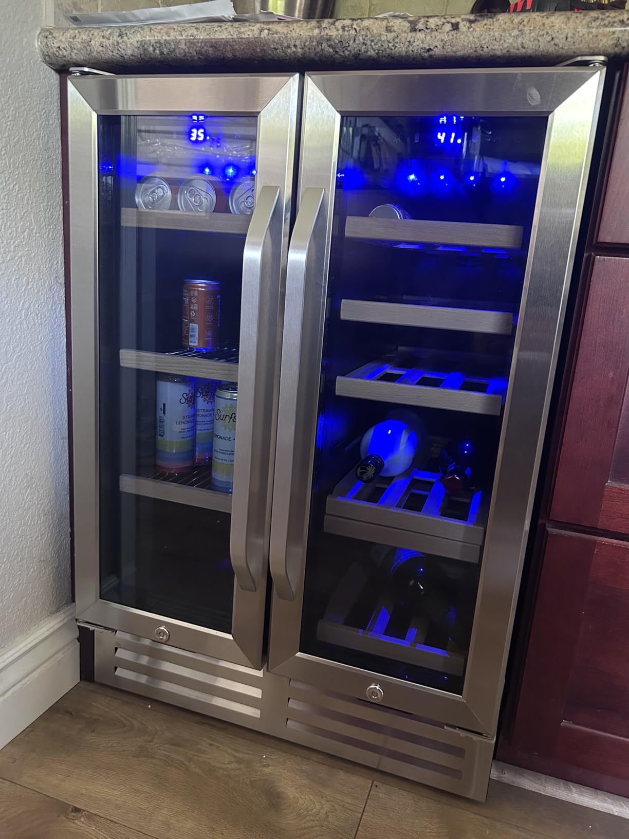 15 Inch Outdoor Beverage Refrigerator Cooler,Stainless Steel customer photo 1