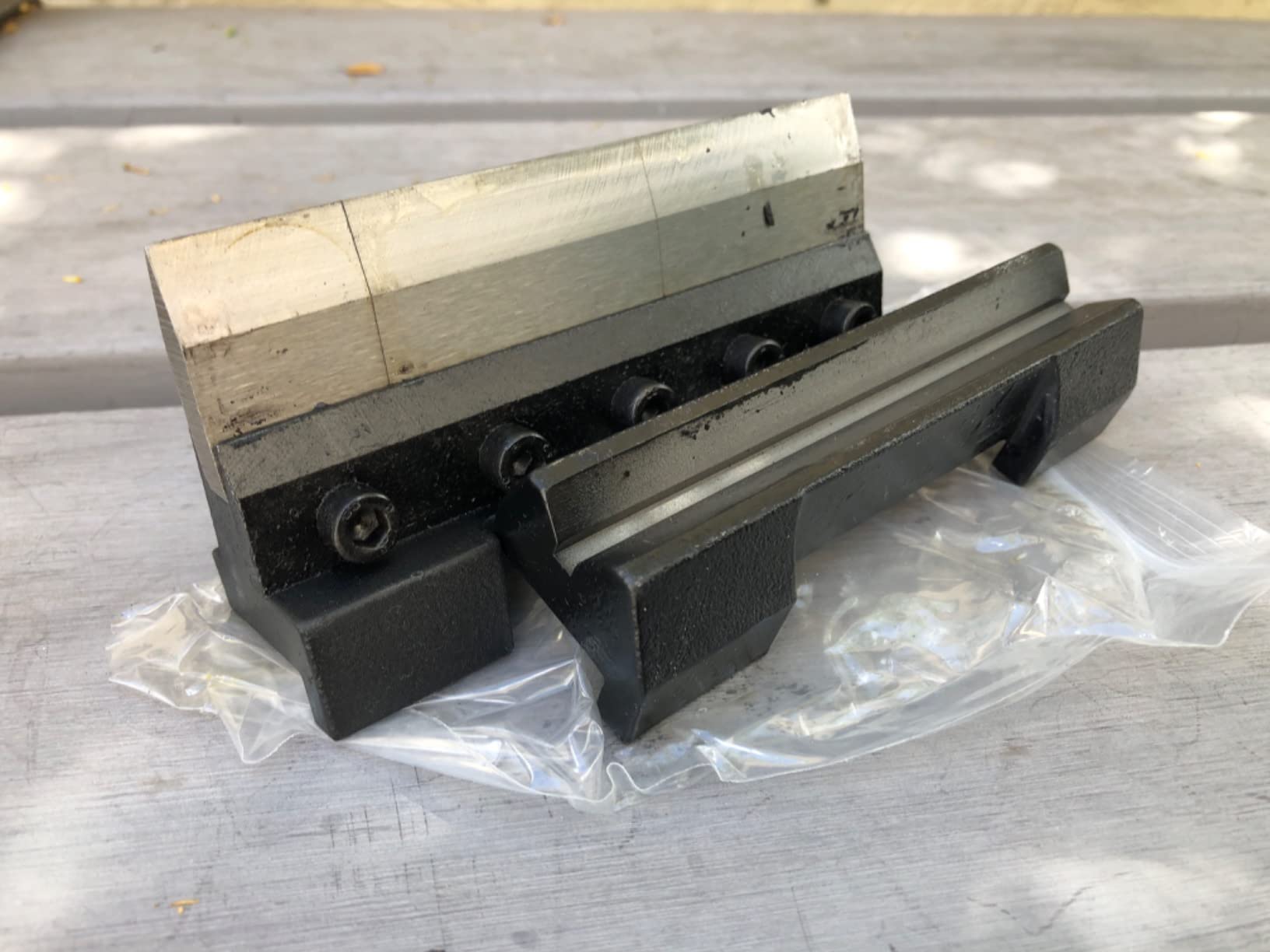KF5011 5 Inch 125mm Vise Mount Metal Brake Bender Attachment Bending Max Capacity 14 Gauge 2mm Mild Steel 1/8