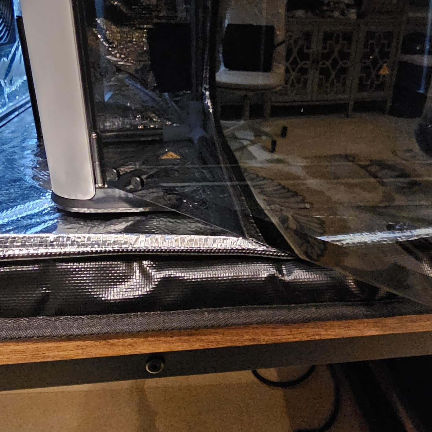 3D Printer Enclosure with Ventilation Kit & LED Lighting– Thermal Insulation Cover & Fume Extraction Tent for FDM/DLP/SLA/LCD 3D Printers(Size 700 * 750 * 900mm) customer photo 1