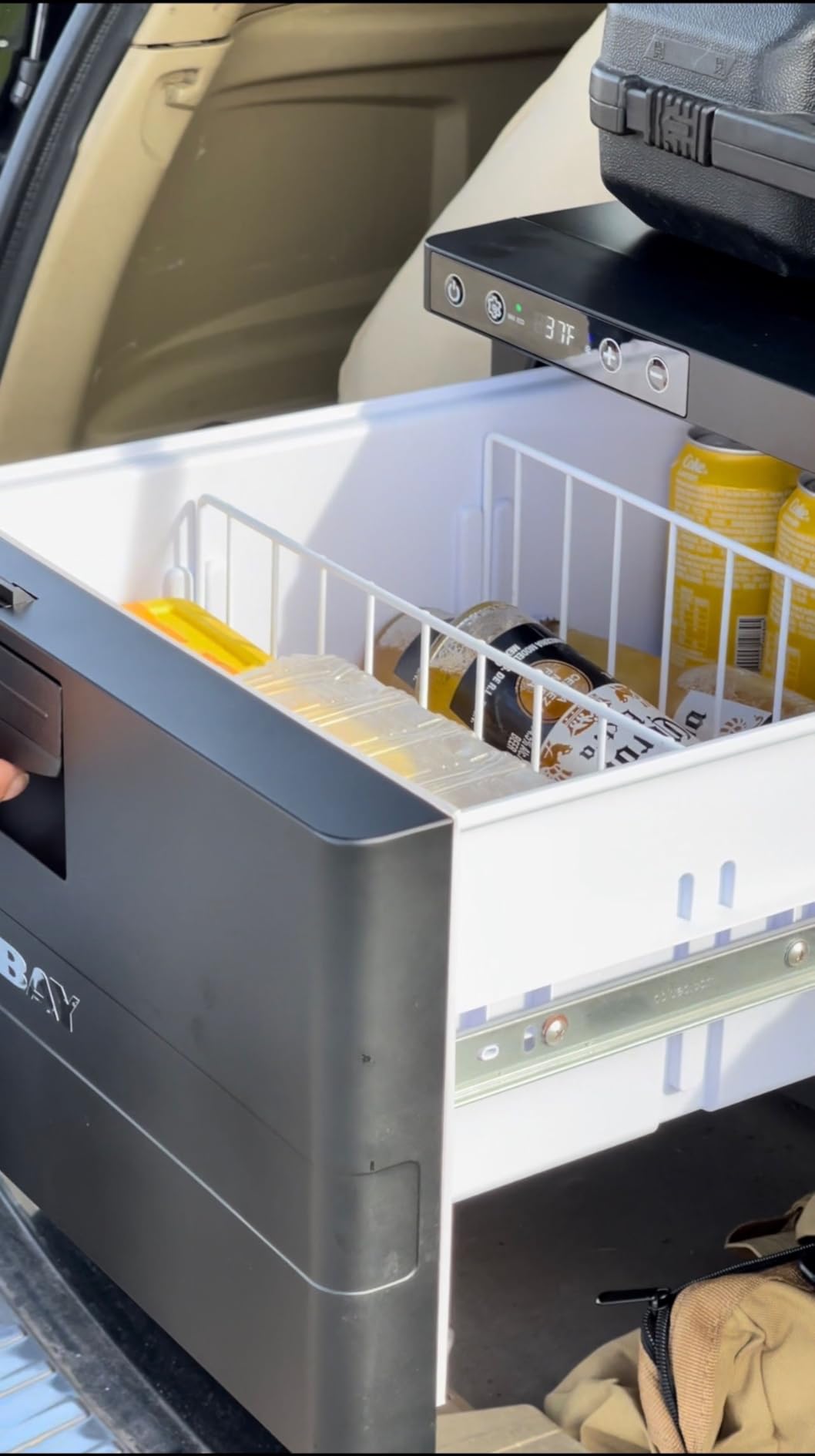RV Car Protable Refrigerator 12V 24V 34 Quart 32L Drawer Freezer for Truck Van RV Camper SUV Boat Travel Camping Road Trips Tailgating -4℉~50℉ customer photo 1