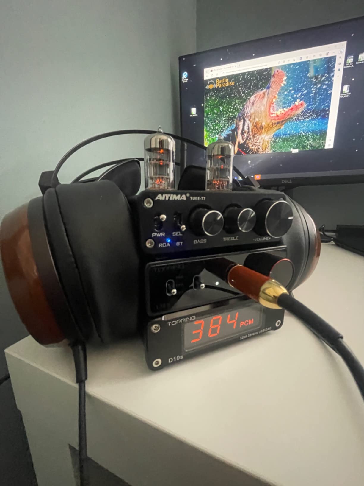 TOPPING L30II NFCA Linear Headphone Amp - 6.35mm Jack 3.5mm Adaptor RCA Input and Output 37Vpp high Output Voltage Mini HiFi Amp Audio Hi-Res Preamplifier (Black) customer photo 1