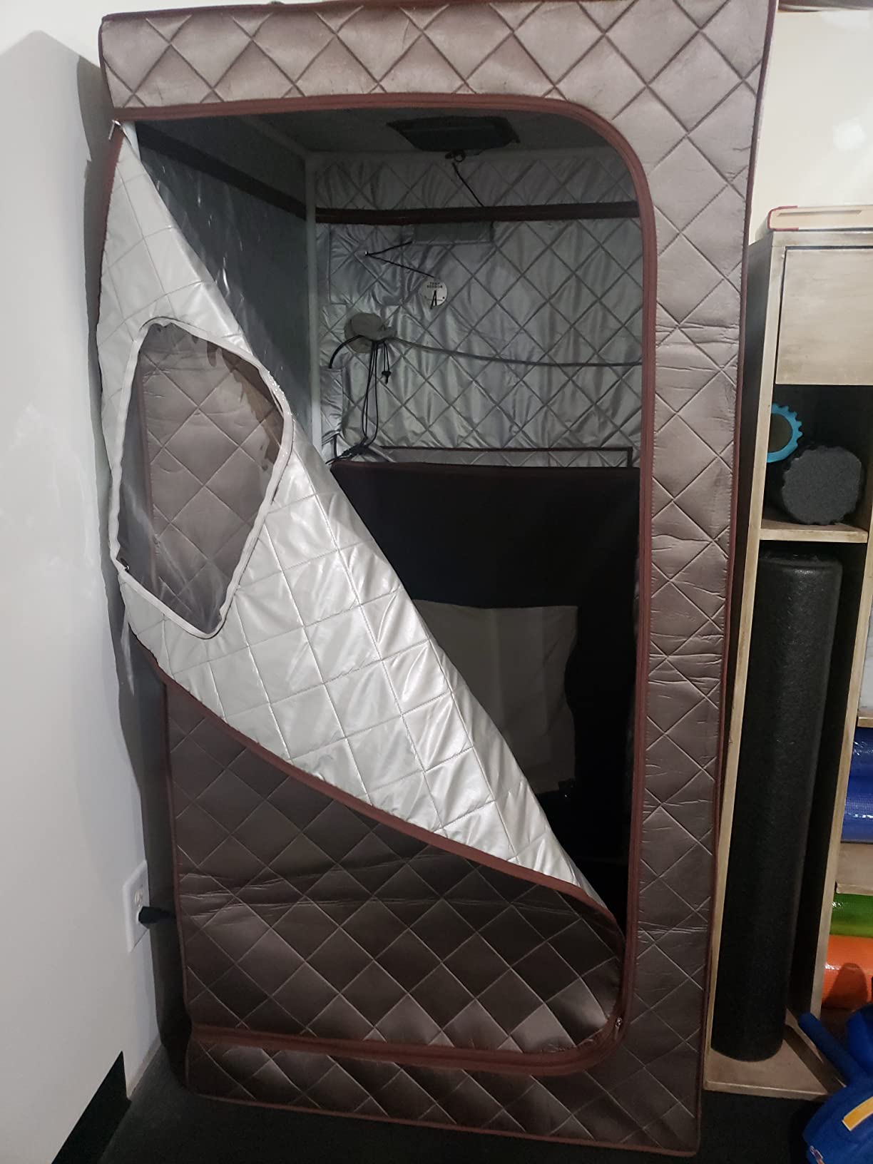 Portable 1-2 Personl Infrared Saunas for Home, Full Spectrum Infrared Sauna, Full Size Large Space Spa, 2 Portable Upgrade Chair, Oversize Full Body Home Sauna Spa for Relaxation & Detox customer photo 1