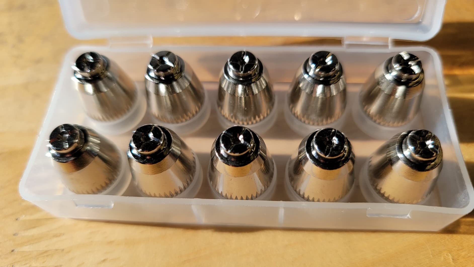 SG-55 AG-60 WSD-60 Plasma Cutter Cutting Torch Tip Nozzles Consumables Kit, .045'' 50PCS (AG60) customer photo 1