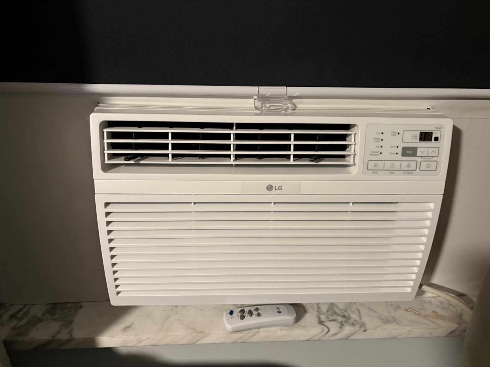 LG 10000 BTU Window Air Conditioners [2023] Remote Control WiFi App Ultra-Quiet Washable Filter Cools 450Sq.Ft for Medium & Large Room AC Unit air conditioner Easy Install White LW1017ERSM1 customer photo 2