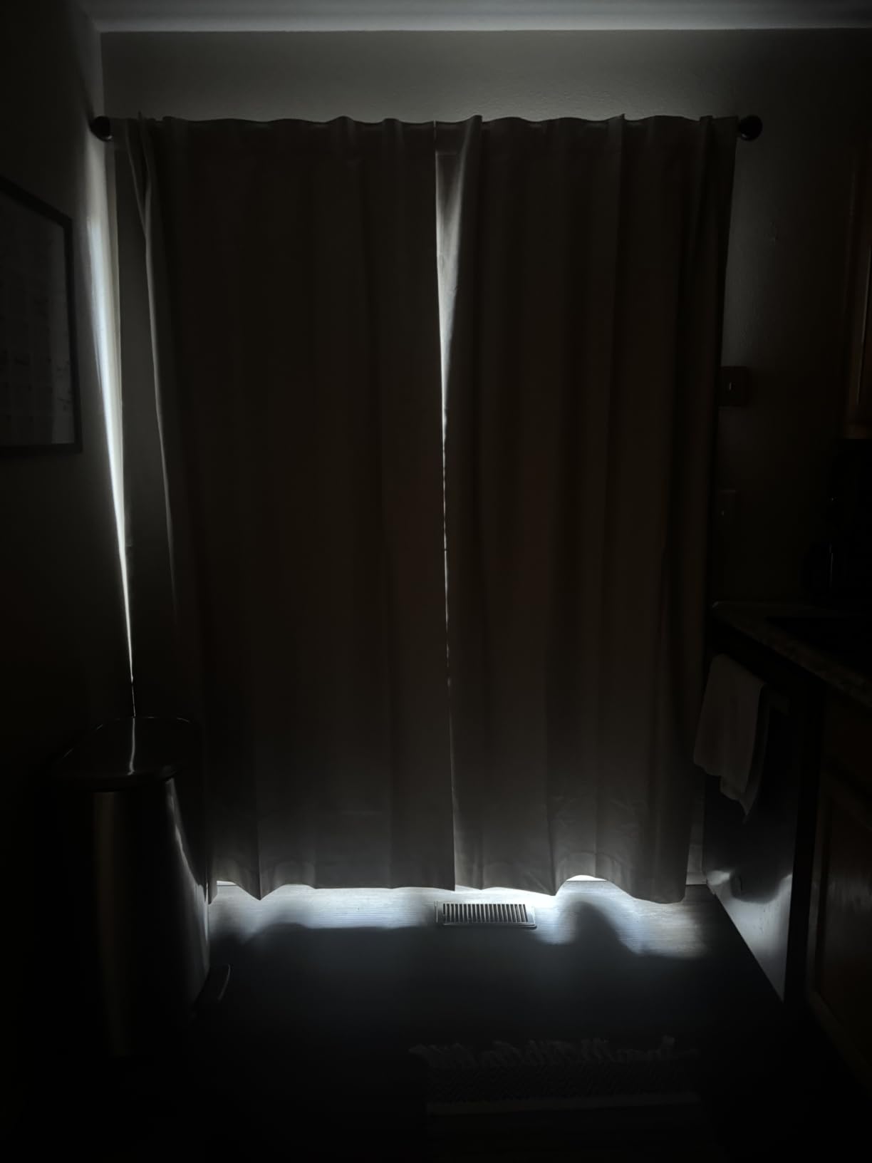 Linen Total Blackout Curtains for Bedroom Living Room 84 Inch, Cream customer photo 1
