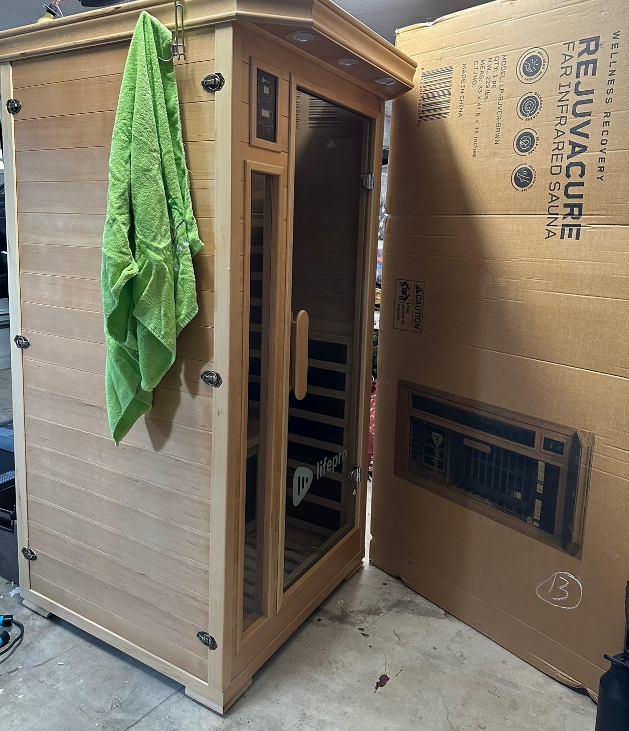 LifePro Rejuvacure 1 or 2 Person Indoor Sauna, Red Light, Low EMF Models customer photo 2