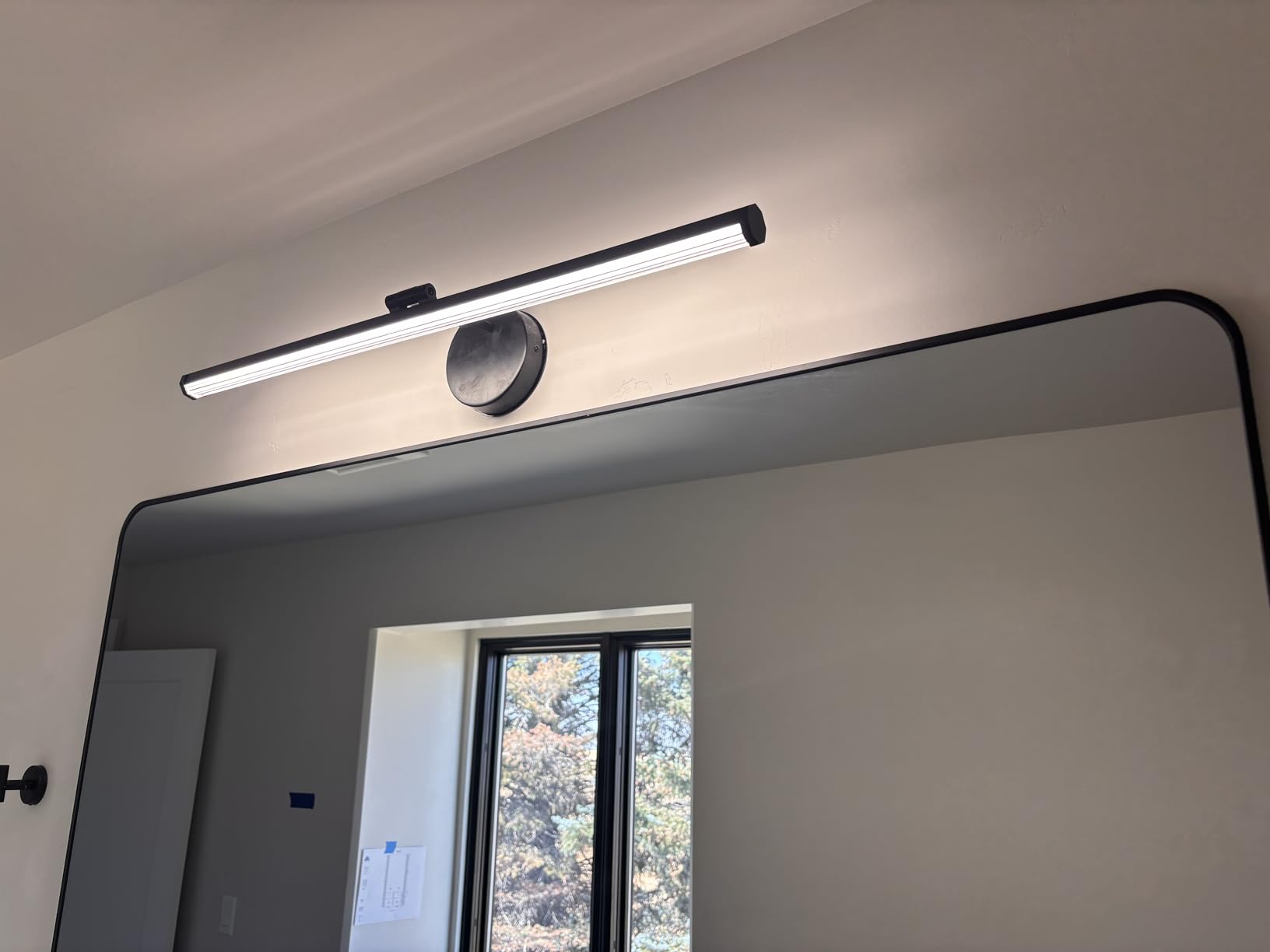 KAISITE Bathroom Vanity Light Over Mirror - 30 Inch Black Vanity Light Fixture 24W 4000K Dimmable Modern LED Vanity Lighting Fixture Rotatable Bath Vanity Light Bar for Bathroom customer photo 1