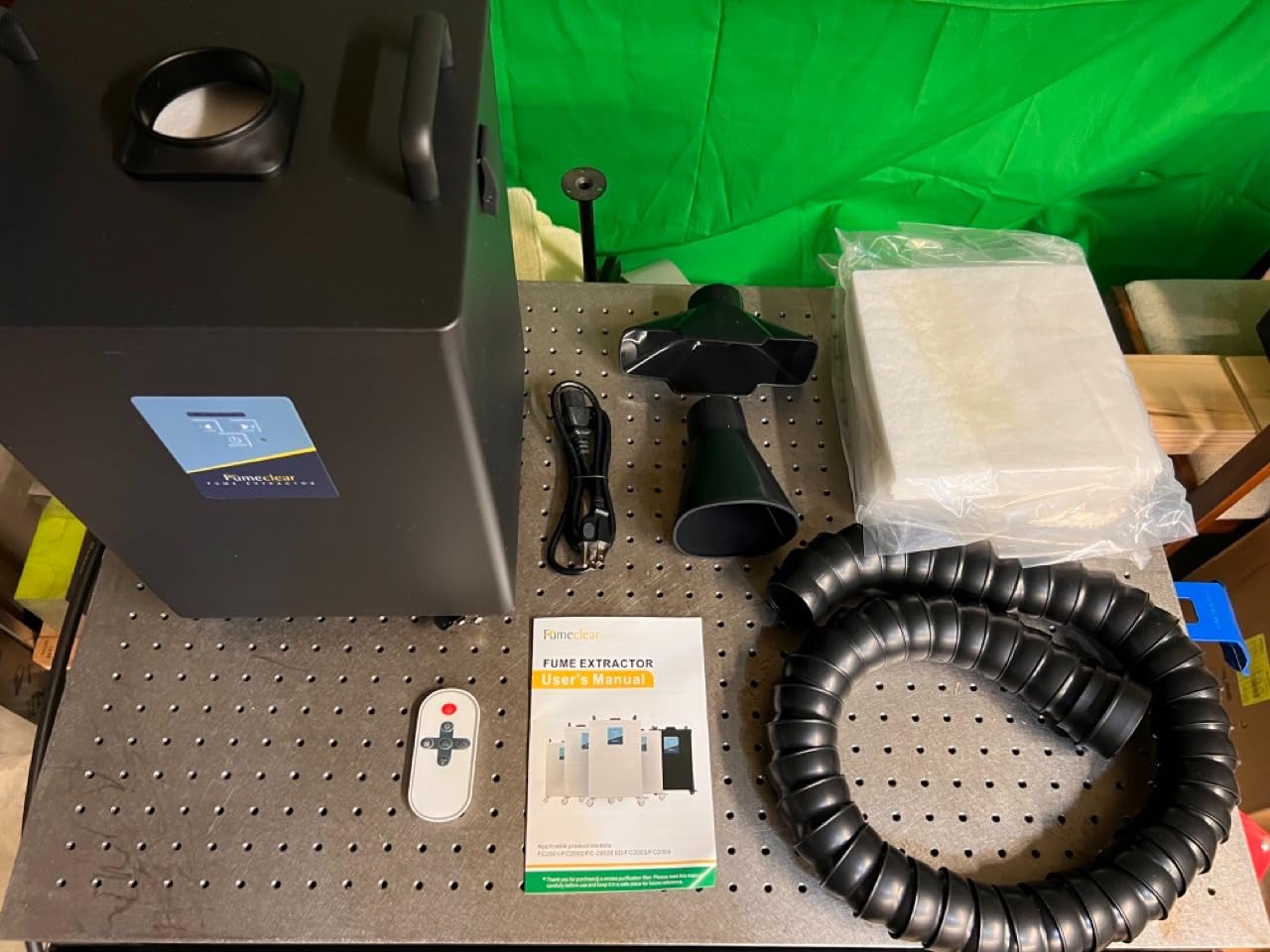 FumeClear FC-2002 Laser Fume Extractor with H13 Filtration for Fume Removal customer photo 1