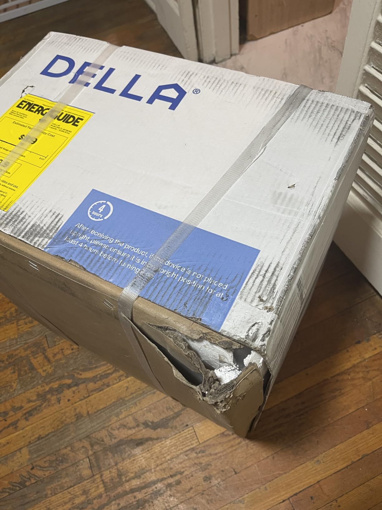 DELLA 8000 BTU Energy Saving Window Air Conditioner, Work with Alexa, Cools Up to 350 Sq. Ft, GEO Location, AC Unit with WIFI Smart Controls, Remote, Dehumidifier, Fan, Reusable Filter, Easy Install customer photo 1