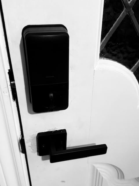 Veise VE06-H Smart Front Door Lock Handle Set, App Control, Matte Black customer photo 2