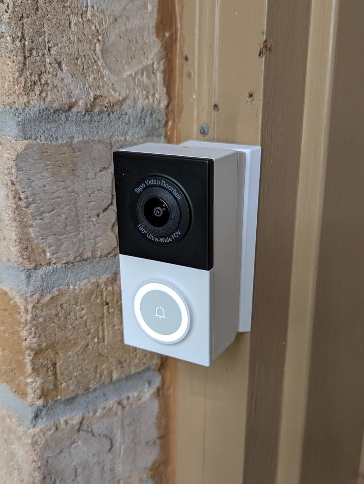 Tapo 2K Wired Smart Video Doorbell w/Chime, D130, 180° Ultra-Wide FOV customer photo 2