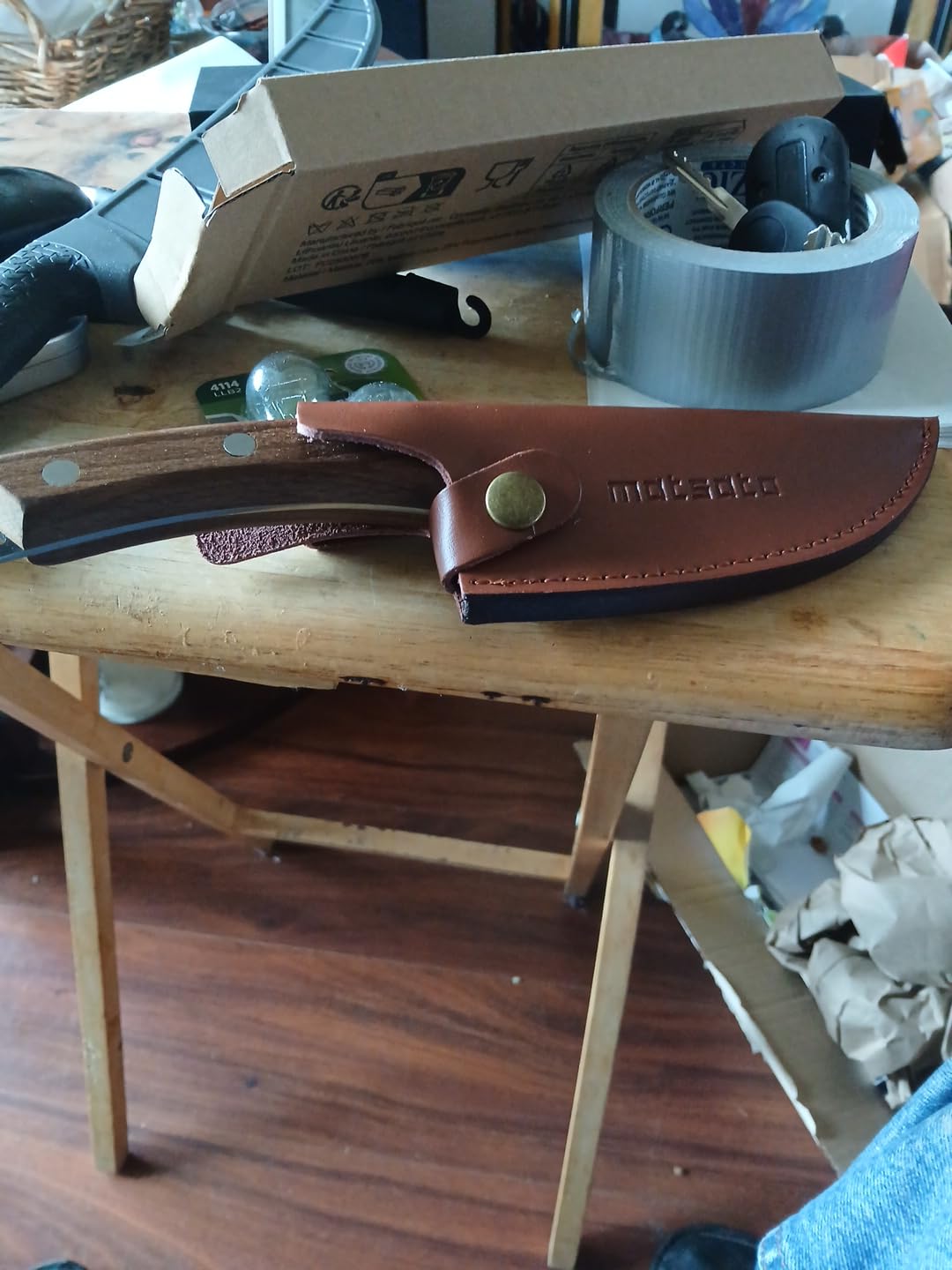 Matsato Kitchen Knife Leather Sheath for Japanese Steel Chef's Knife customer photo 1
