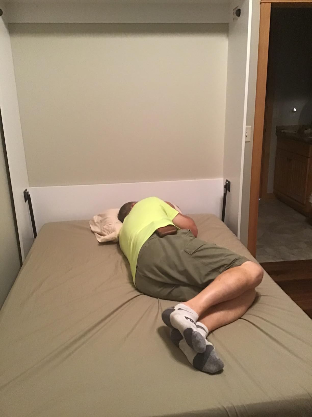 ROOMTEC Full Murphy Bed with Smooth Pneumatic Lift, Space-Saving Wall Bed customer photo 1