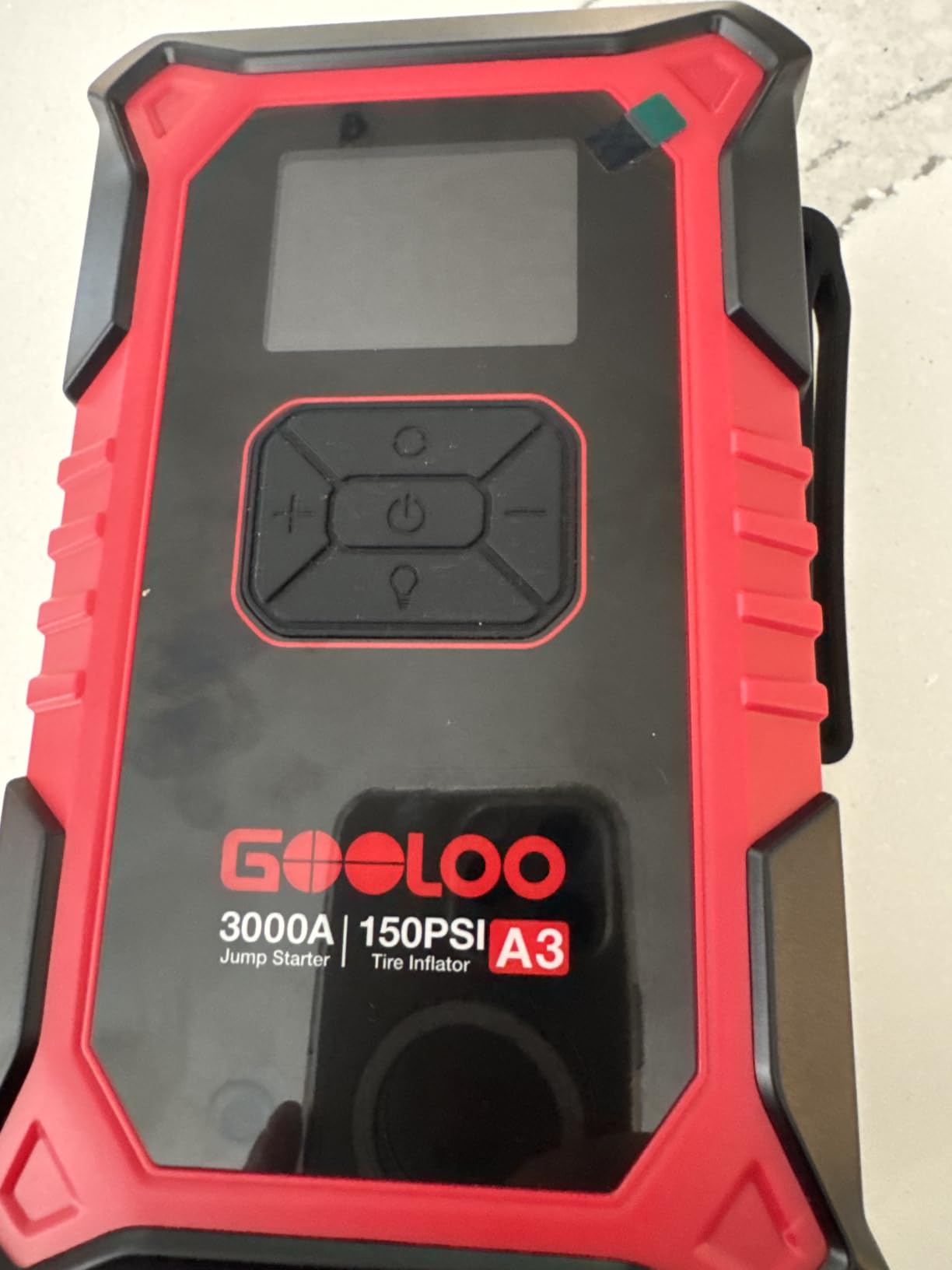 GOOLOO A3 12V 3000A Portable Jump Starter with Air Compressor customer photo 2