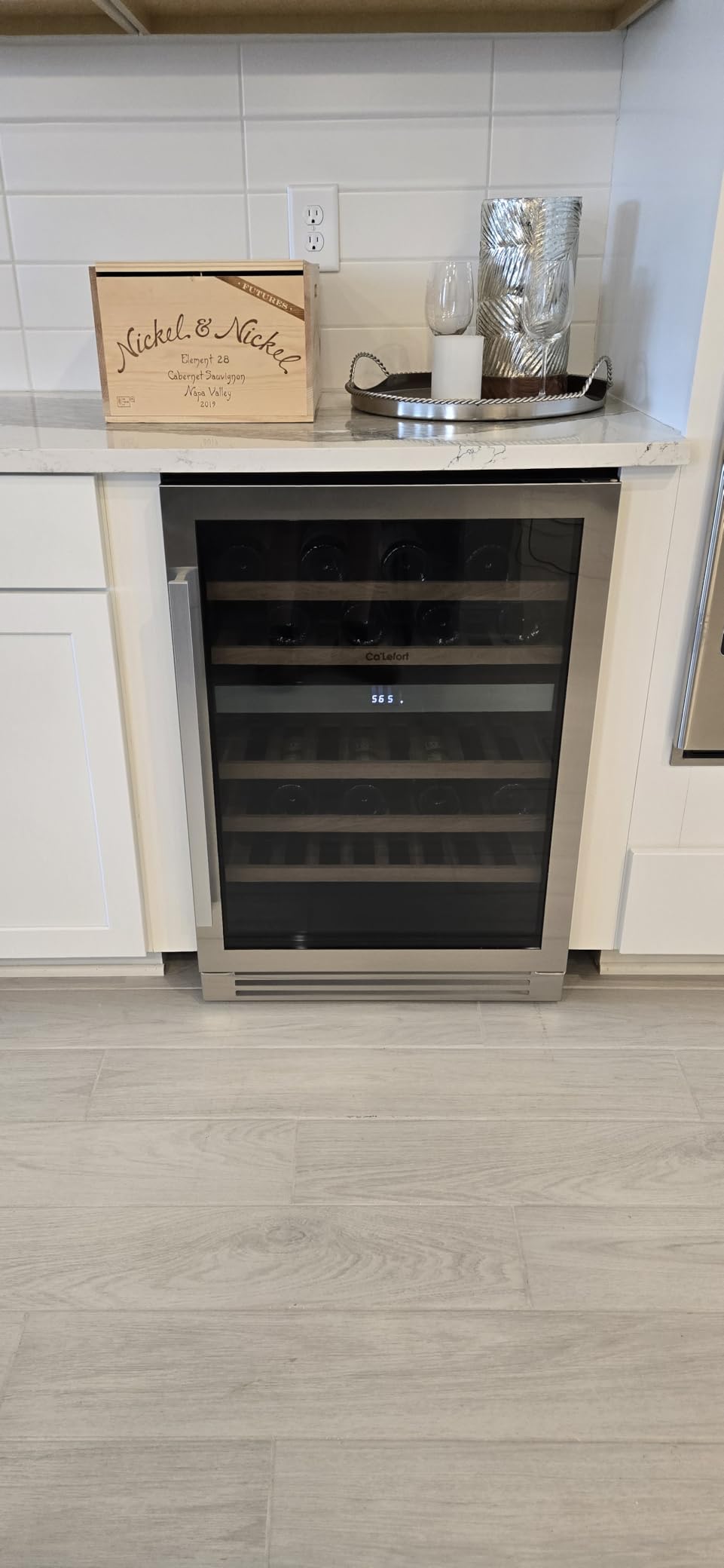 Ca'Lefort 24 Inch Wine Fridge, 61-Bottle Wine Cooler Refrigerator customer photo 1
