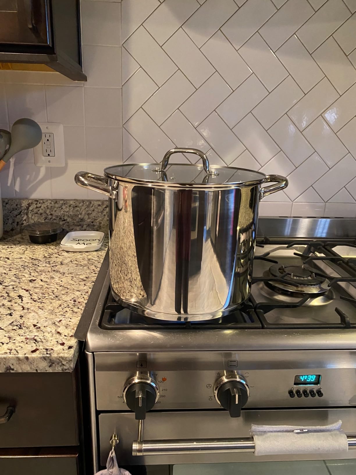 P&P CHEF 24 QT Stainless Steel Stock Pot with Lid, Cooking Pot for Soups customer photo 1