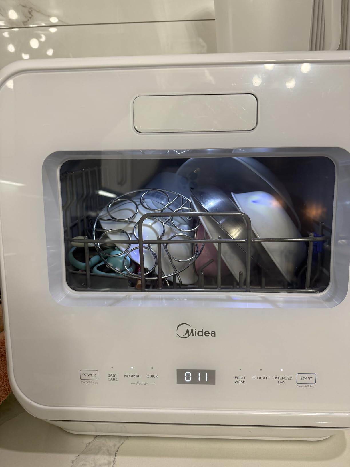 Midea Countertop Dishwasher with 1.32Gal Tank, Baby Care, 5+1 Programs customer photo 2