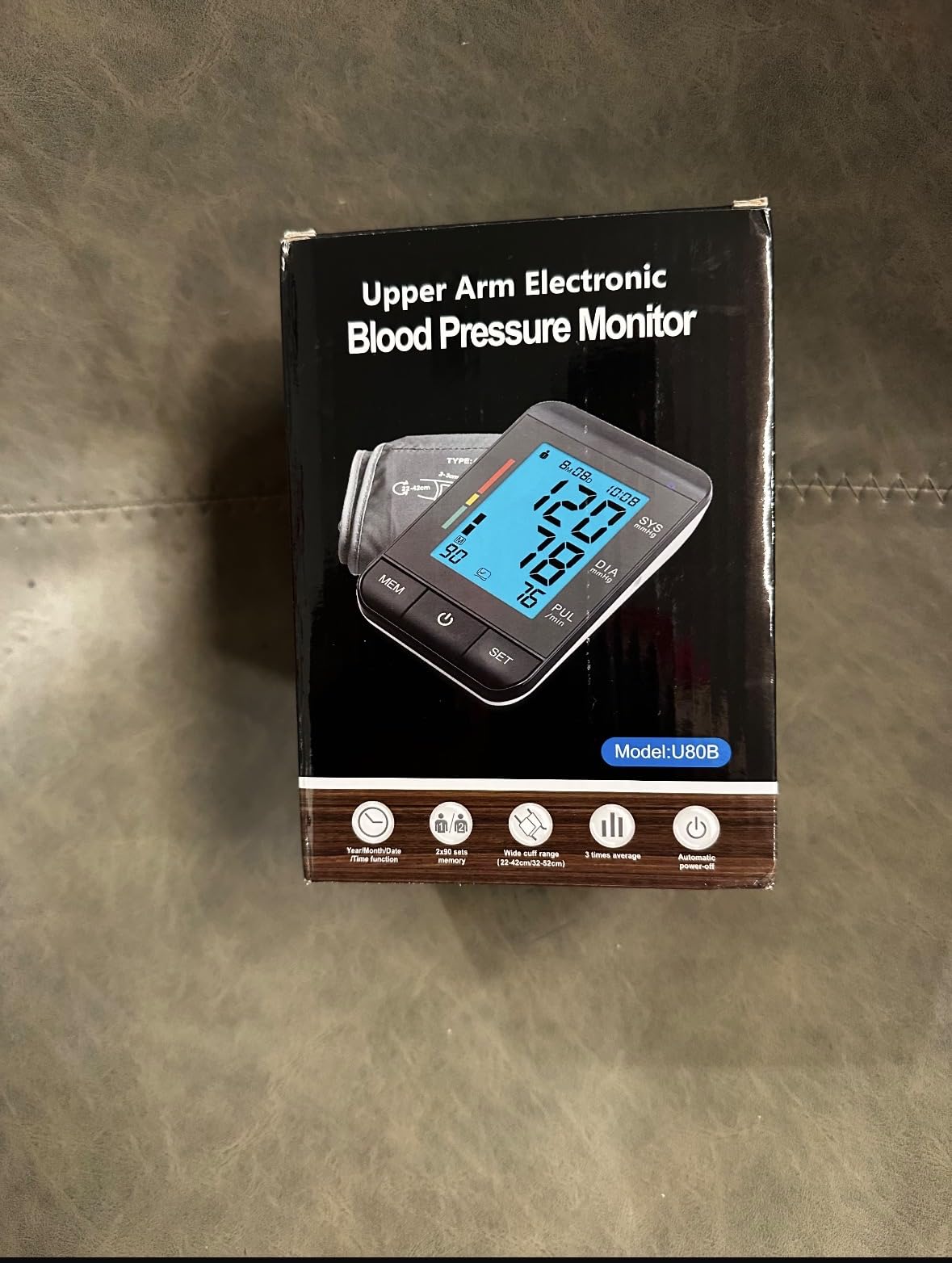 Automatic Upper Arm Blood Pressure Monitor for Home Use with 9-17&13-21 in customer photo 2