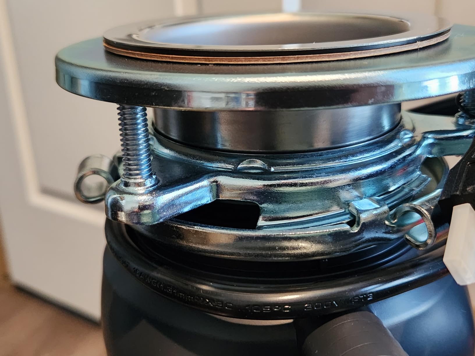 Garbage Disposal 1/2 HP for Kitchen sink Quiet with Power Cord, Easy install, Food Waste Disposer Stainless Steel Grind 0.5 Horsepower (A400) customer photo 2