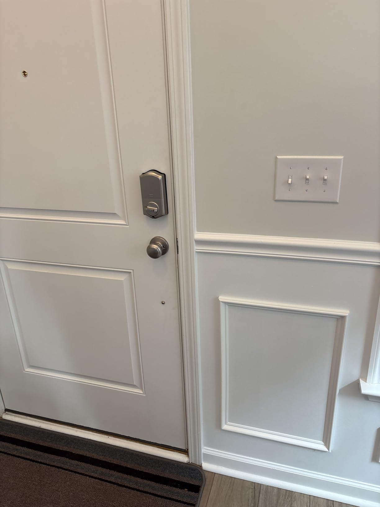 Veise VE017 Fingerprint Smart Door Lock with App Control, Satin Nickel customer photo 2